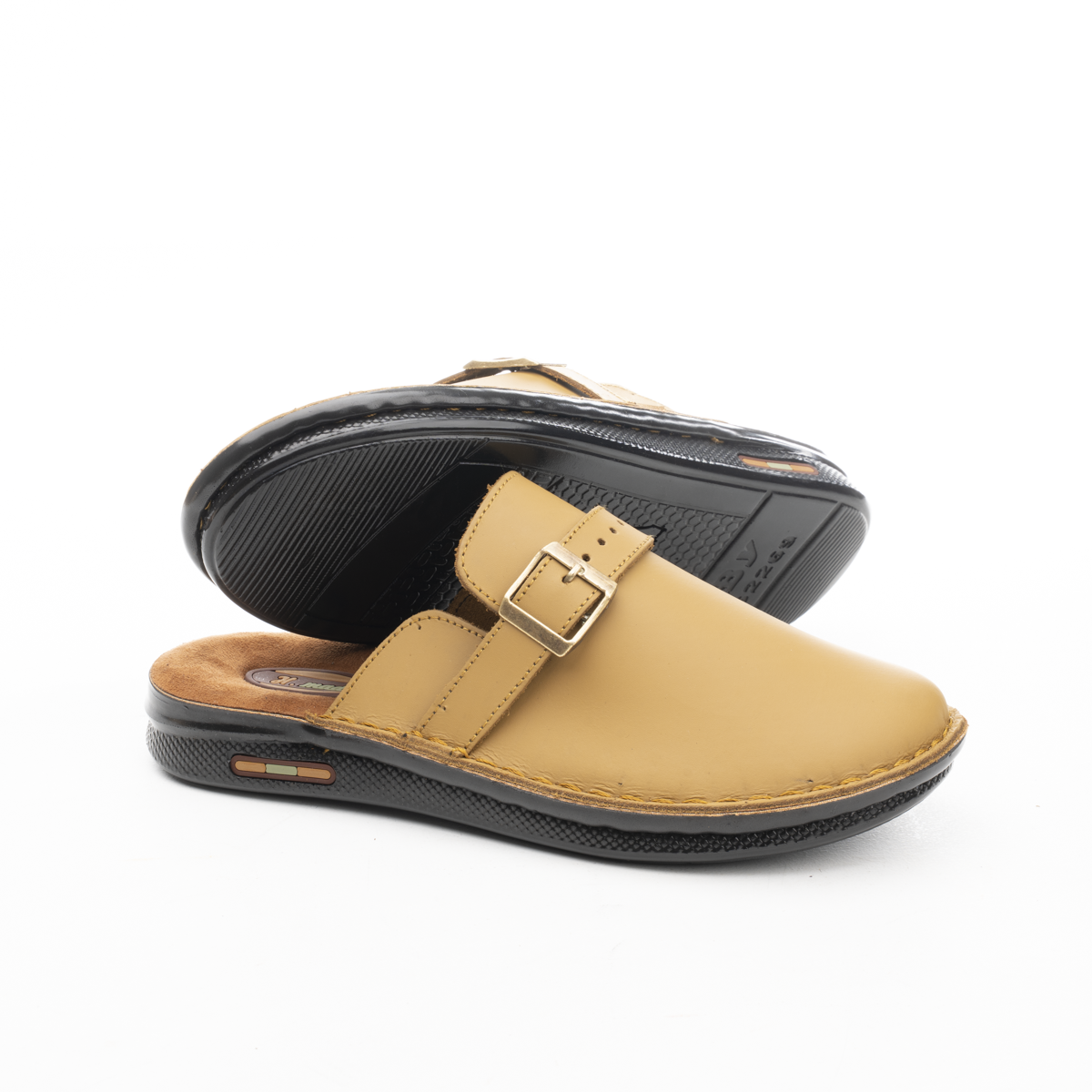 Men’s Buckle Slip-On Sandals