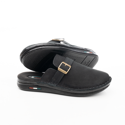 Men’s Buckle Slip-On Sandals