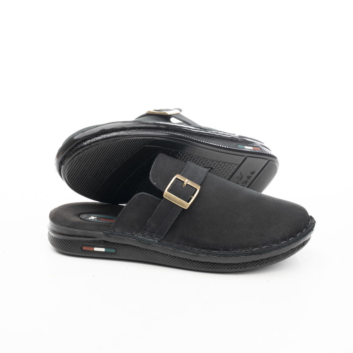 Men’s Buckle Slip-On Sandals