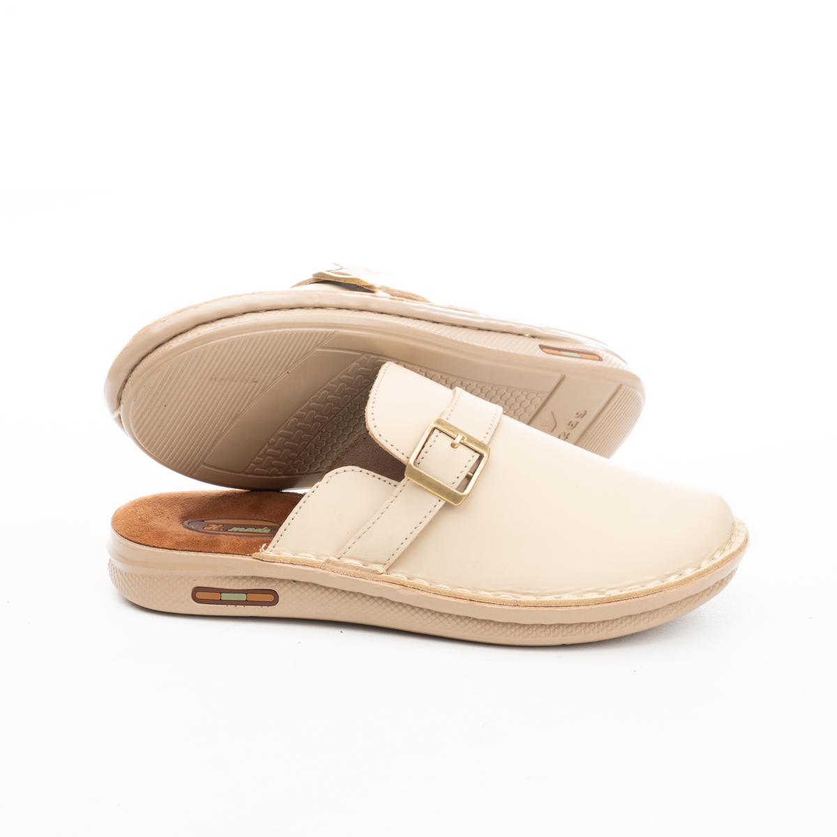 Men’s Buckle Slip-On Sandals